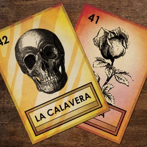 LOTERIA CARDS Teil 6 Digitale Collage Sheet 2,5x3,5in Printable Cards - no. 0059