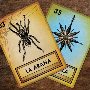 LOTERIA CARDS Part 5 Digitale Collage Sheet 2,5x3,5in Printable Cards - no. 0058