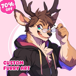 Custom Furry Commission, Fursona Commission, Furry Avatar, Furry Icon, Custom Pfp furry, Anthro Character, Custom Furry, personalized furry
