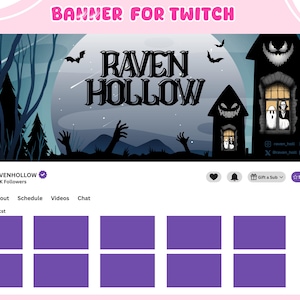 Custom Anime Twitch Banner | High Resolution Streaming Header