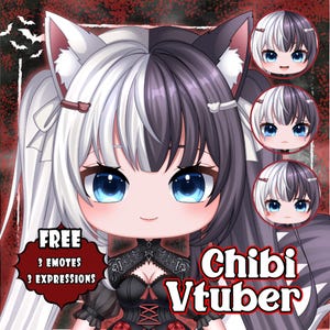 Custom Chibi VTuber Model Commission | Anime VTuber Avatar for Streaming