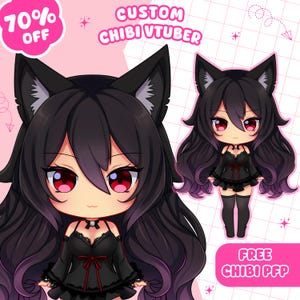 Benutzerdefinierte Chibi Vtuber | Chibi Vtuber, Benutzerdefinierte Chibi, Benutzerdefinierte Vtuber, Live2D-Modell, Live2D-Promission, Benutzerdefiniertes Vtuber-Modell für kommerzielle Nutzung
