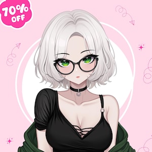 Anime PFP | Custom Anime PFP Commission | Cute Chibi PFP | Kawaii Avatar for VTuber & Gamers