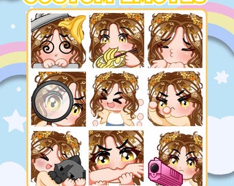 Personalized Streamer Emotes | Custom Twitch Emoji | PNG for Discord & Kick
