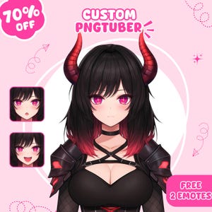 Custom PNGTuber Avatar | PNGTuber Model Commission | Twitch YouTube Stream Avatar | Cute PNGTuber Art | Chibi PNGtuber