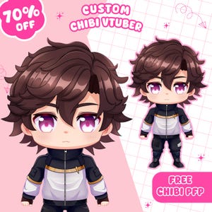 Benutzerdefinierte Chibi Vtuber | Chibi Vtuber, Benutzerdefinierte Chibi, Benutzerdefinierte Vtuber, Live2D-Modell, Live2D-Promission, Benutzerdefiniertes Vtuber-Modell für kommerzielle Nutzung