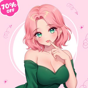 Custom Anime PFP | Kawaii Chibi Anime Profile Picture | Vtuber PFP | Cute Anime Icon & Avatar Commission