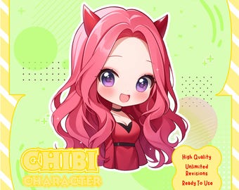 Custom Chibi Character Art – Digital Illustration Commission