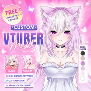 VTuber Model Live2D – Custom VTuber Avatar for Streaming