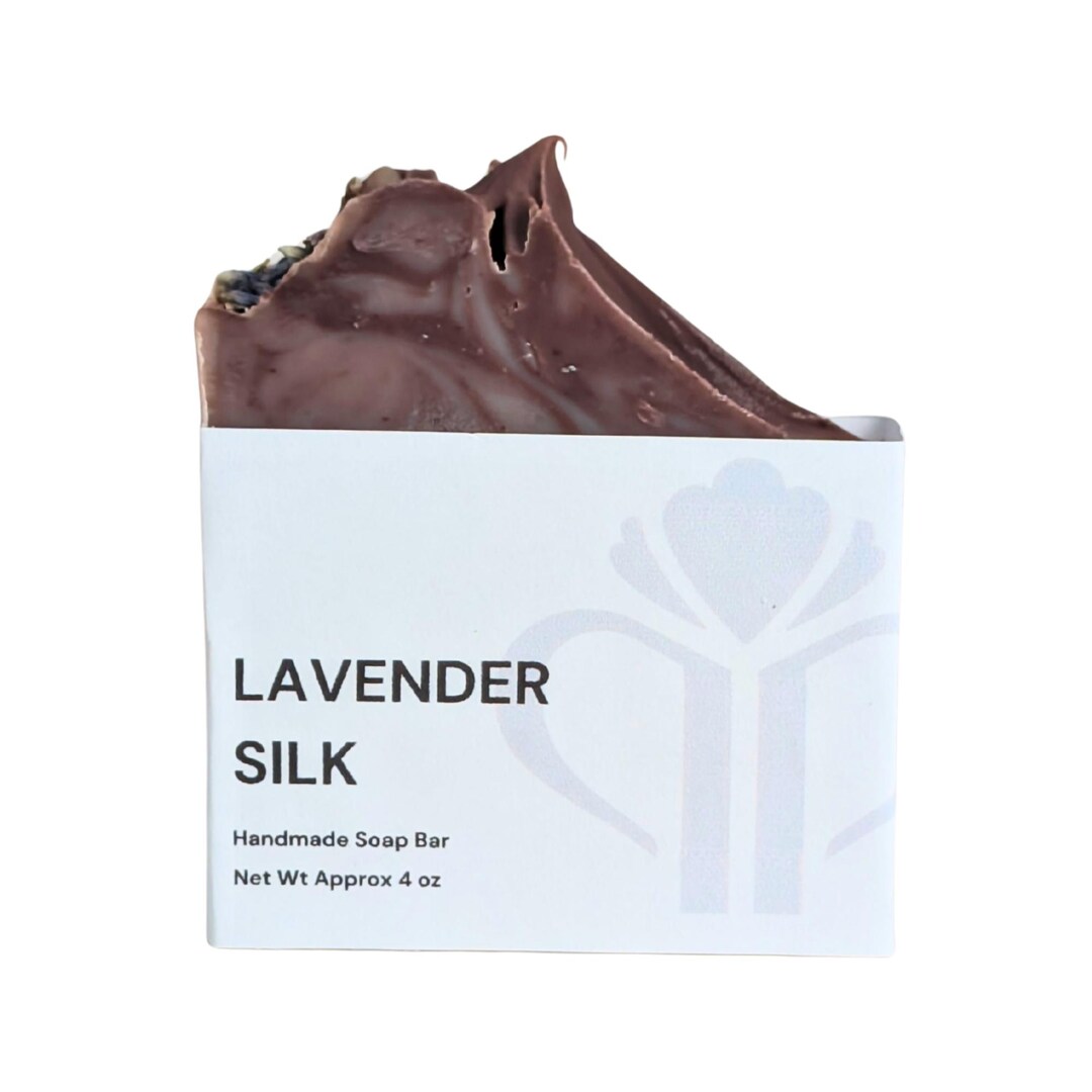 Lavender Silk Soap: Handmade Cold Processed Bar Soap - Etsy