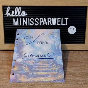 Motivationskarte „Folge deiner Sehnsucht“ – Inspiration für Schule, Büro & Terminplaner