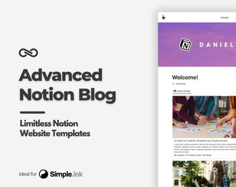 Blogsjabloon voor geavanceerd begrip | Notion-sjabloon, Notion-website, Notion-blog, blogsjabloon, blogwebsite