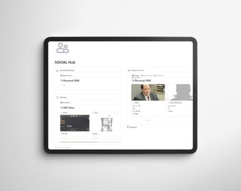 Sjabloon voor social hub-begrip | Persoonlijk CRM, verjaardagstracker, cadeau-idee, cadeautracker: