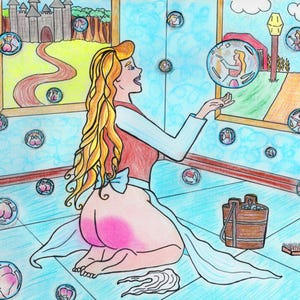 Spanking Kunstdruck: Bubbles