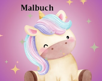 Das zauberhafte Einhorn Malbuch