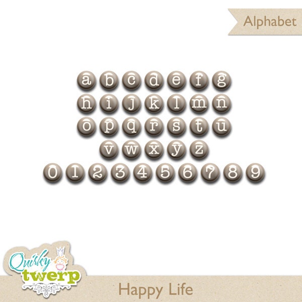 Happy Life Digital Scrapbook Kit - Etsy