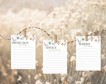 Baby in Bloom-douchegames: advies, wensen, voorspellingen (bewerkbare sjabloon)