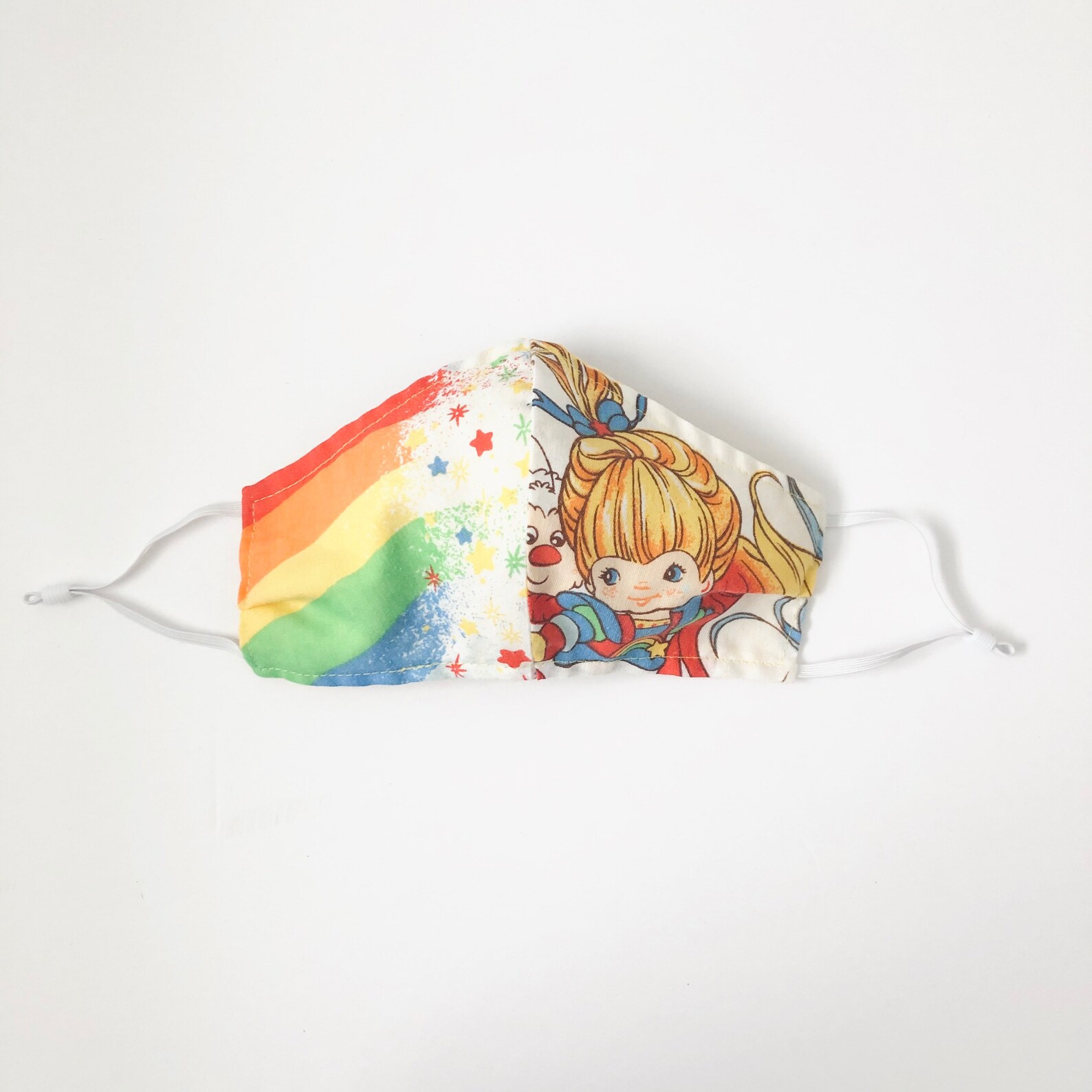 Rainbow Brite Face Mask Made From Vintage Rainbow Brite Etsy
