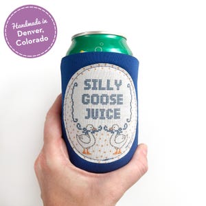 Silly Goose Juice Can Cooler - Funny Birthday Gift - Silly Goose Gift - Funny Can Cooler - Silly Gift - Silly Goose Gift