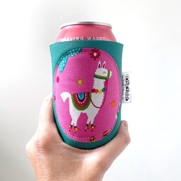 Llama Gift - Llama Can Cooler - Llama Lover Birthday Gift