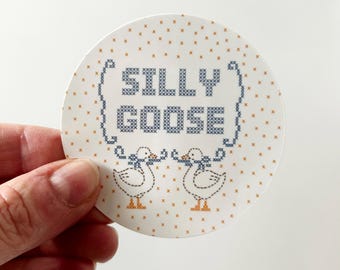 Silly Goose Sticker - 80&#39;s Farmhouse Sticker - Funny Sticker