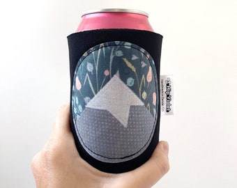 Mountain Gift - Mountains Can Cooler - Mountain Can Kozy - Gray Mountain Gift