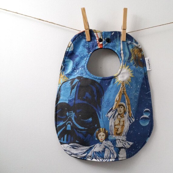 Princess Leia Baby Gift Star Wars Bib From Vintage Bed Etsy