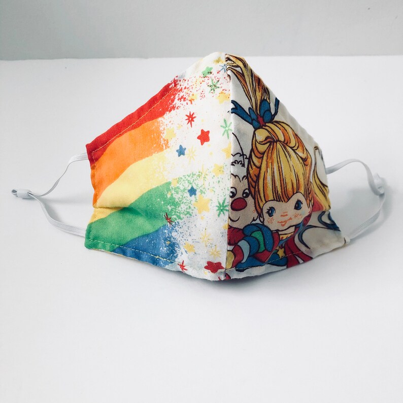Rainbow Brite Face Mask Made from Vintage Rainbow Brite Etsy