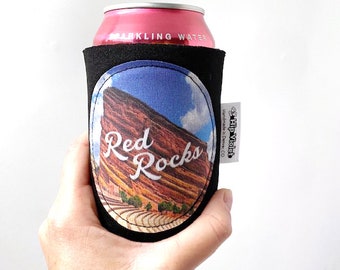 Red Rocks Amphitheatre Gift - Red Rocks Can Cooler - Red Rocks Concert - Red Rocks Colorado