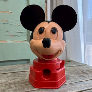Vintage Mickey Bank - Etsy