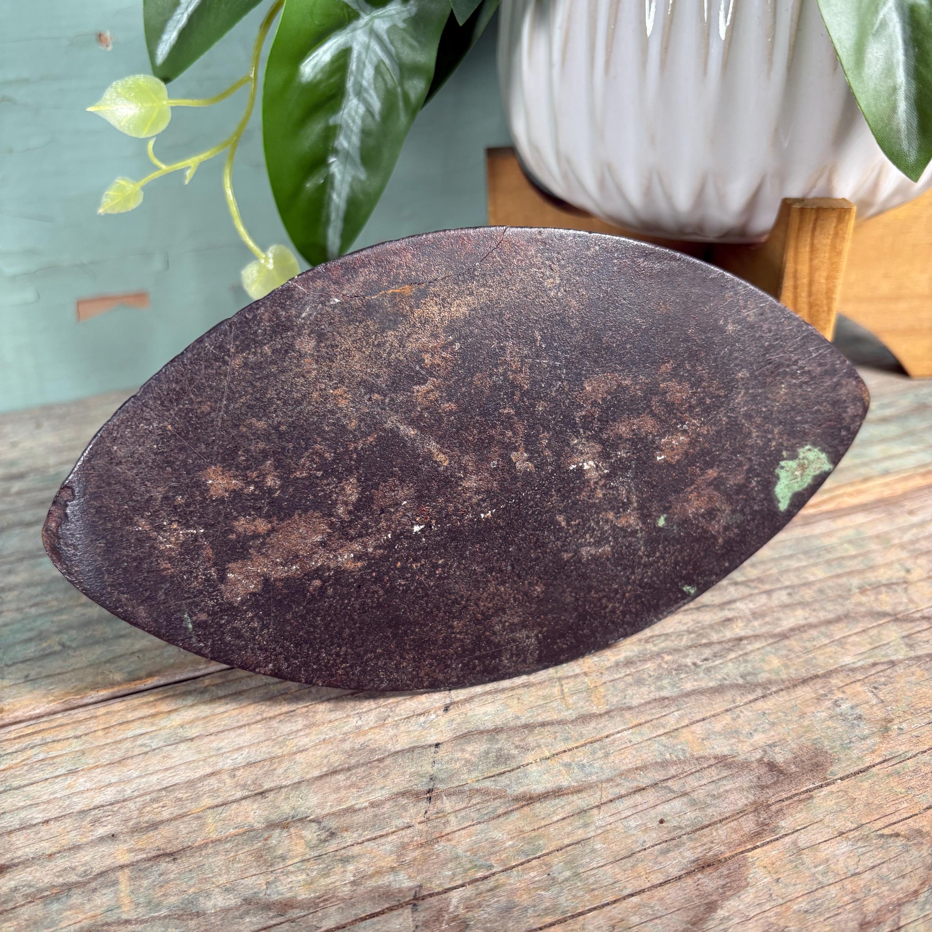 Paperweight Rustic Antique Cast Iron Sad Iron: Rustic Americana Decor, Bookend ...