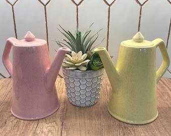 Vintage Bauer Pottery Monterey Moderne Kaffeekannen - gesprenkelte Glasur - separat erhältlich - ausgezeichneter Zustand