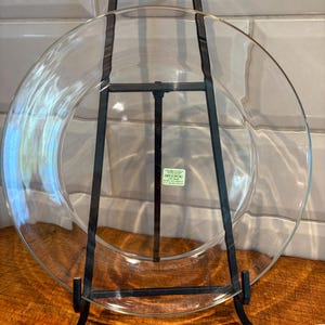 Vintage Arcoroc Glass Plates: Commercial Grade Clear Dinnerware, Made in France