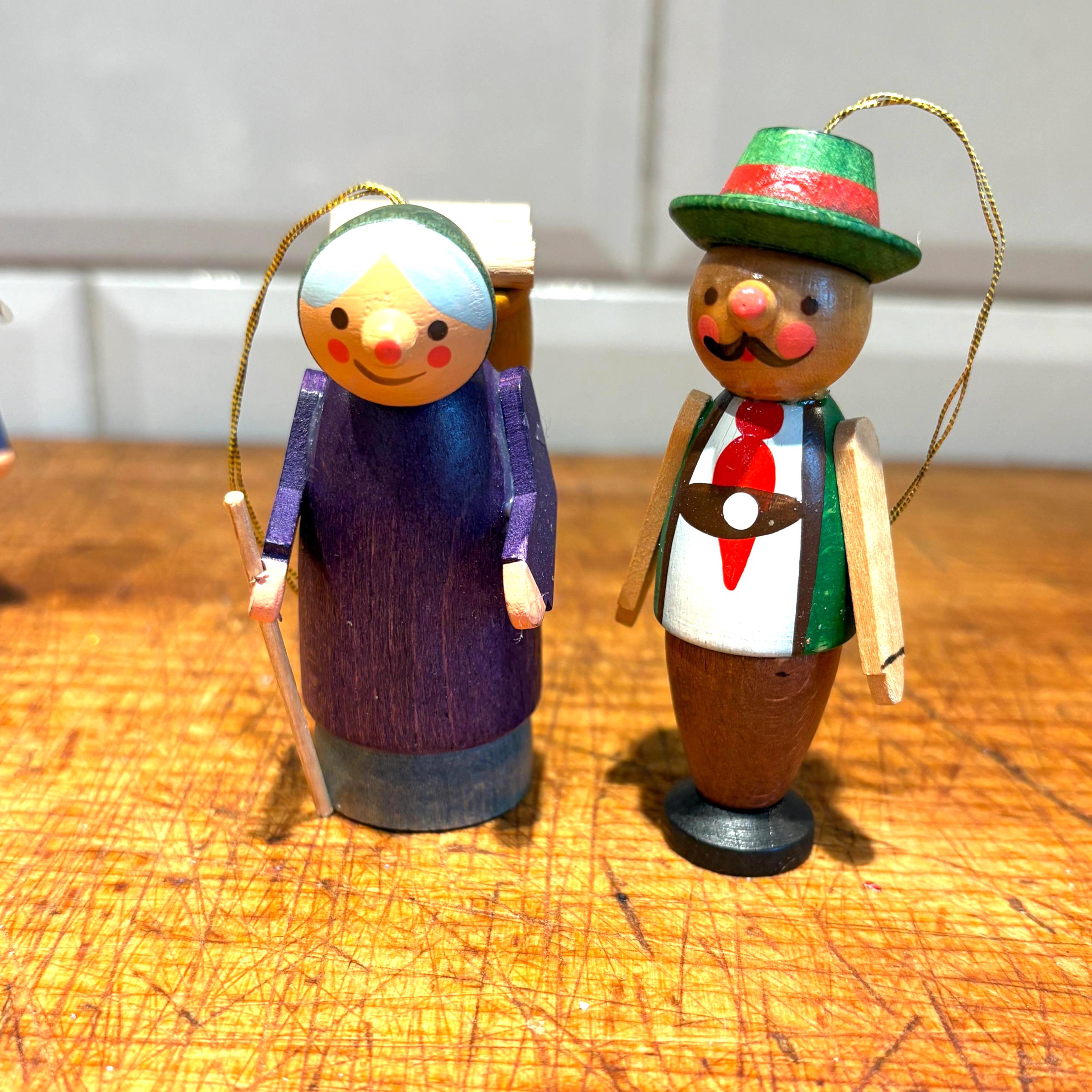 ドイツ STEINBACH シュタインバッハ　人形5体　クリスマス　オーナメント ドイツ STEINBACH シュタインバッハ 人形5体 クリスマス