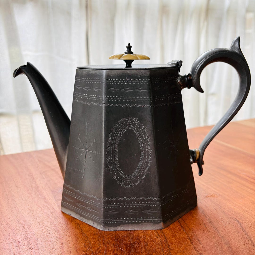イギリス アンティーク ピューター TEA POT Sheffield 英国 イギリス アンティーク ピューター TEA POT Sheffield 英国 【公式通販】