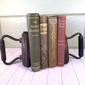 Antique Book Collection: 1800s Vintage Hardcover Novels, Art Nouveau