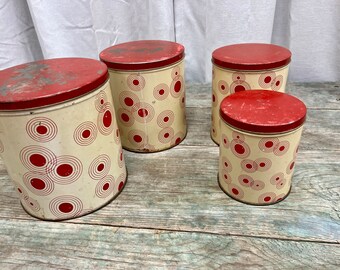 Lot Vintage De 5 Boîtes à Poissons Creek Chub Vides - États-Unis, Original