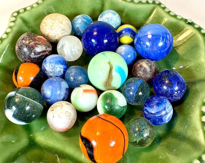 Collection of Antique and Vintage Marbles - Etsy