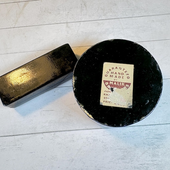 Vintage Boxes, Russian rectangular box, Signed on… - image 10