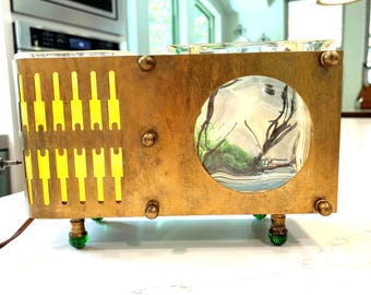 Incredible 1950s Bilt-Rite TV Lamp & Aquarium Planter Combo