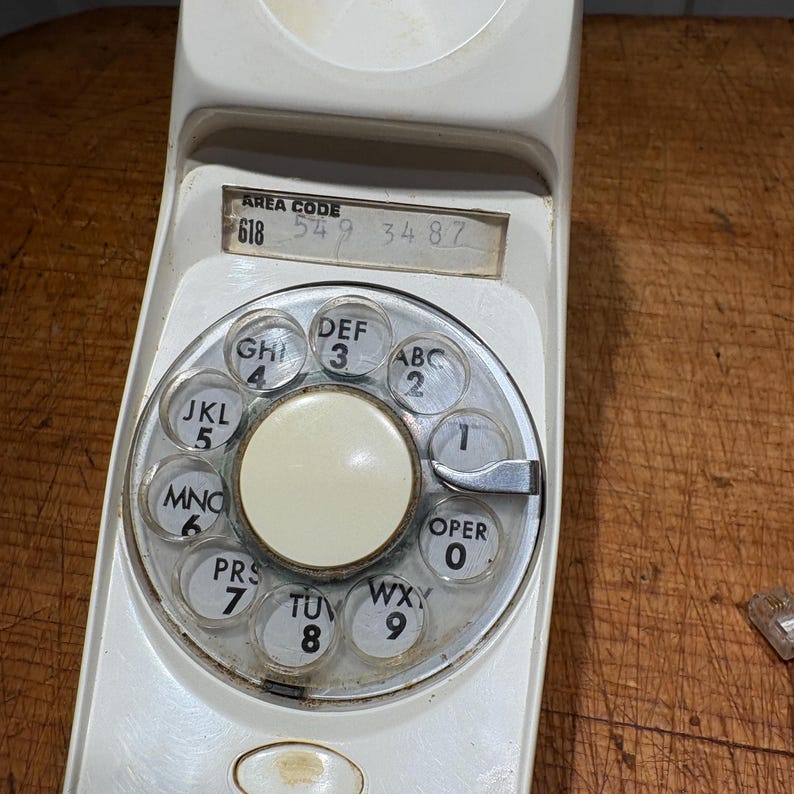 Bell System / Western Electric Teal Green / Blue, Beige Trimline Rotary ...