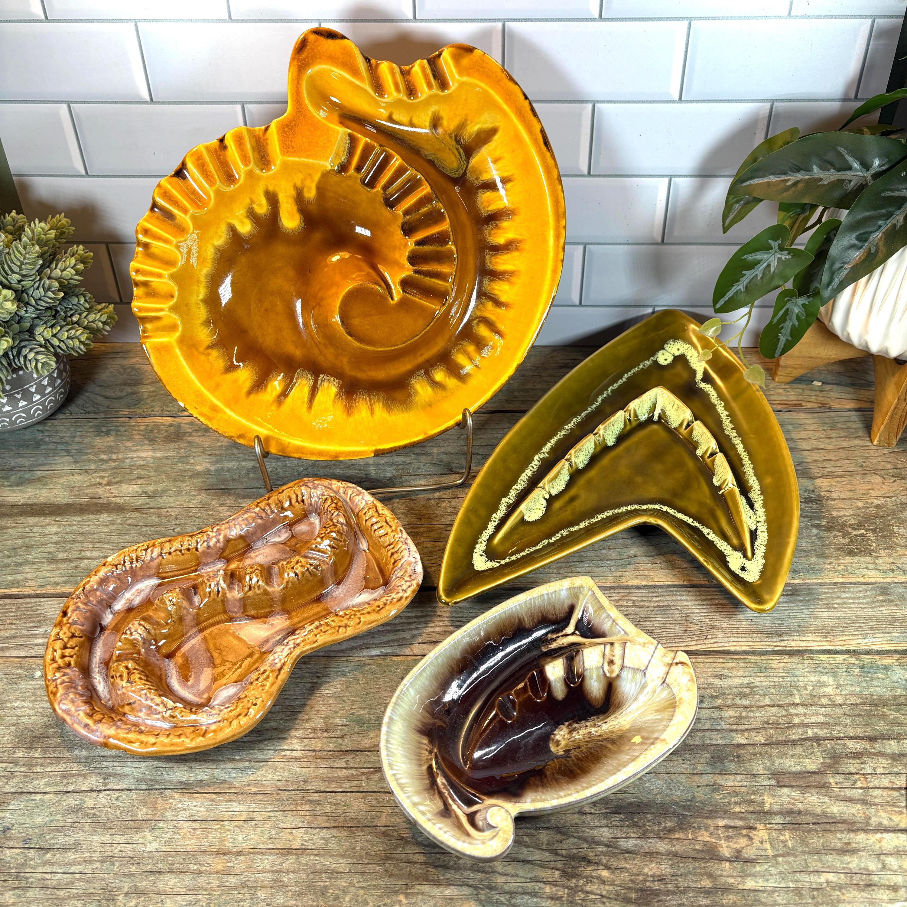 Vintage Ceramic Ashtray: Royal Haeger, Nonomax, California Pottery