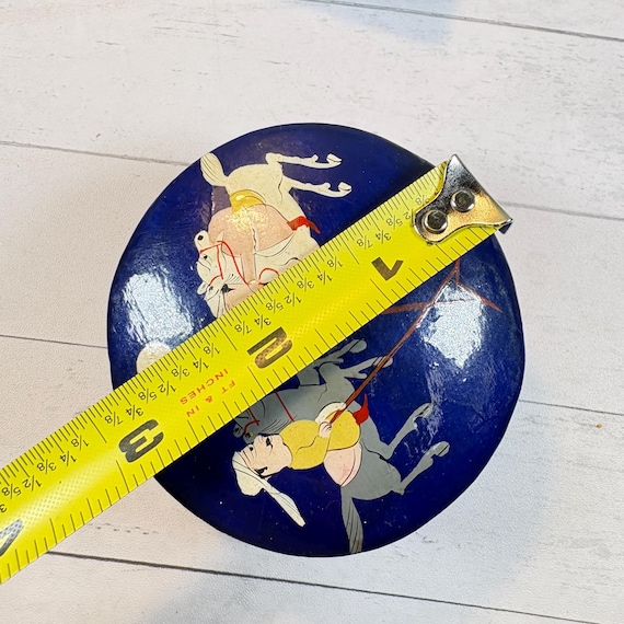 Vintage Boxes, Russian rectangular box, Signed on… - image 5