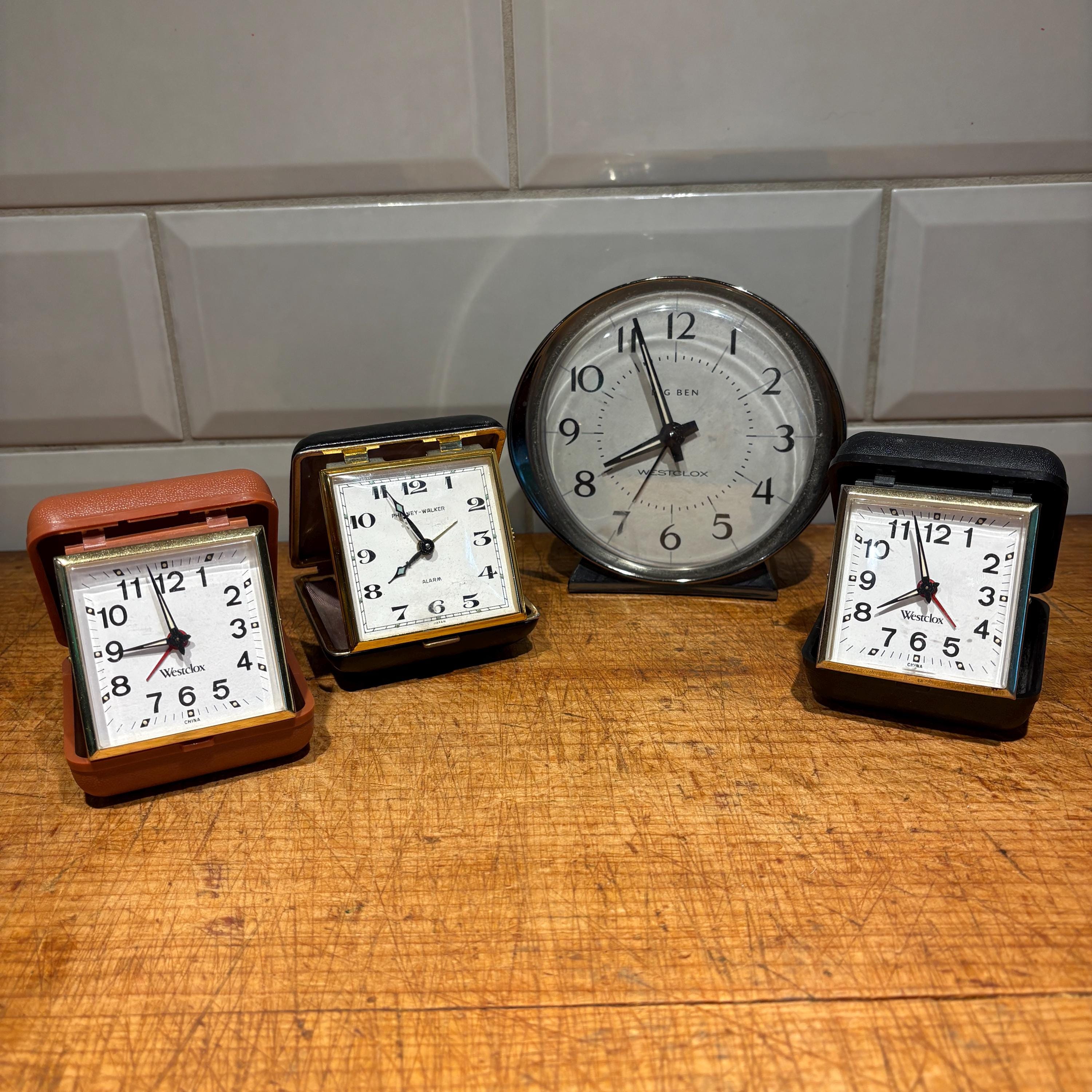 ドイツ ヴィンテージ時計 トラベル時計 目覚まし時計セット ドイツ