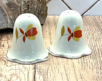 Vintage Jewel Tea Autumn Leaf Salt & Pepper Shakers – “Casper” / Ghost Style