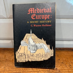 Vintage Medieval Europe History Paperback - Annotated 1964 Edition