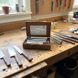 Vintage LoRay Knife Sharpening Kit – Manual Guided System