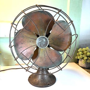 Oscillating fan - Etsy 日本 アンティークファン 4枚羽根 扇風機 AC