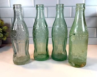 Rare Antique Coca-Cola Bottle: 1915 DuQuoin IL, Hobbleskirt Design