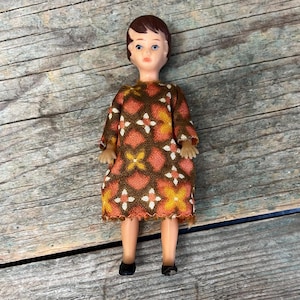 Vintage ARI Rubber Doll: German Mid-Century Toy (4.5 inch)